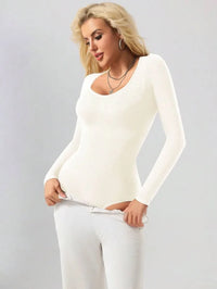 Alouette | Slim Fit Bodysuit met Lange Mouwen