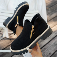 Yvonne | Ankle Boots met Dubbele Rits