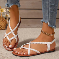 Zéliane | Orthopedische Sandalen met Gevlochten Bandjes