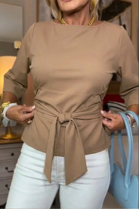 Dina | Elegante Top met Strikdetail