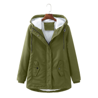Dewi | Lange Winterjas met Capuchon en Sherpavoering