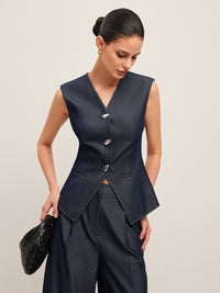 Gitana | Peplum Gilet Vest voor Dames