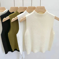 Noëlle | Mouwloze Turtleneck Top voor Dames