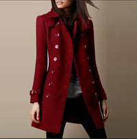 Melisse | Tailored Trenchcoat met Dubbele Knopen