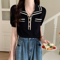 Adela | Elegante Button-Up Polo voor Dames