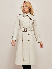 Amilia | Klassieke Lange Trenchcoat