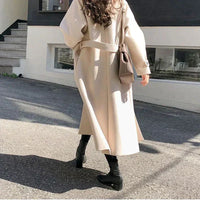 Anora | Elegante Lange Winter Trenchcoat