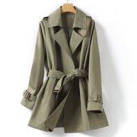 Skyla | Trenchcoat met Revers en Ceintuur