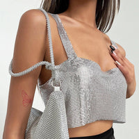 Zaylee | Transparante Camisole Cropped Top voor Dames