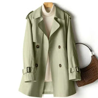 Keysha | Double-Breasted Elegante Trenchcoat