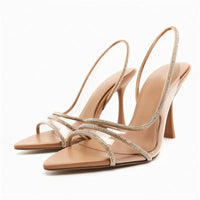 Clair | Transparante Rhinestone Pumps voor Dames