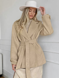 Jyll | Elegante Trenchcoat met Trekkoord