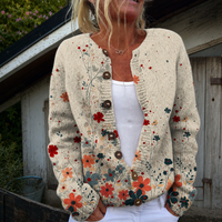 Linda | Zachte Herfstcardigan met Open Voorkant