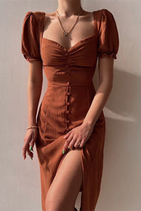 Maya | Elegante Maxi Jurk met V-Hals