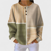 Lara | Sweatshirt met Opvallend Patroon