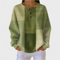 Noortje | Sweatshirt met Opvallend Patroon
