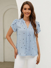 Amélie | Trendy Blouse met Hartjesprint