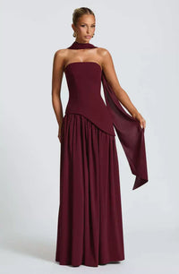 Lysandra | Luxe Satijnen Gala Maxi Jurk