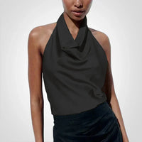 India | Luxe Satijnen Halter Top