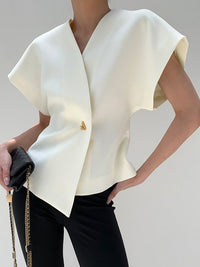 Xenia | Gestructureerde Blazer Top voor Dames