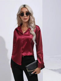 Lyvia | Luxe Satijnen Blouse