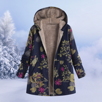 Thelma | Warme Gebloemde Winterjas