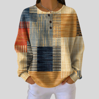 Coralisse | Zacht Patchwork Sweatshirt