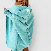 Ophéliane | Lange Oversized Cardigan met Capuchon