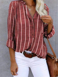 Christie | Gestreepte Casual Blouse