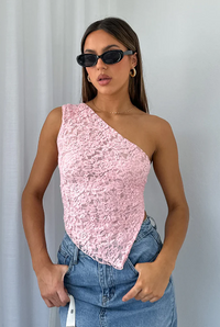 Dauphine | One-Shoulder Lace Top voor Dames