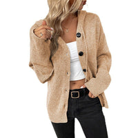 Avelora | Gebreid Vest met Capuchon