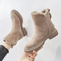 Selena | Warme Winterlaarzen met Ritsdetail